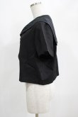 画像2: PUNK RAVE / Chinese Style Silk Fan black sailor collar girl uniform jacket XL ブラック H-25-02-12-053-PU-TO-KB-OS (2)