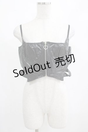 画像: PUNK RAVE / Cyberrella Top XL ブラック H-25-02-12-056-PU-TO-KB-ZY