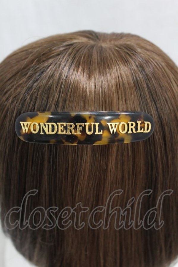 画像2: WONDERFUL WORLD / バレッタ   H-25-02-12-1005-LO-AC-NS-ZH (2)