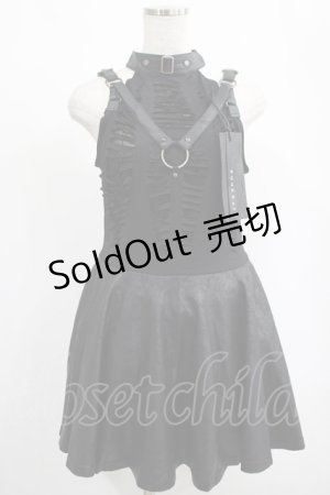 画像: PUNK RAVE /ACK WIDOW DRESS M-L ブラック H-25-02-12-003-PU-OP-KB-ZH