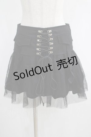 画像: PUNK RAVE / Noah Skirt S ブラック H-25-02-12-026-PU-SK-KB-ZH