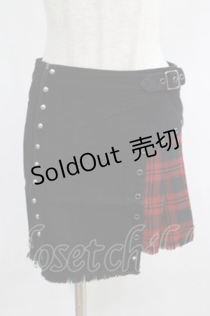 画像: PUNK RAVE / Dead Threads skirt S ブラック H-25-02-12-027-PU-SK-KB-OS