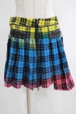 画像1: PUNK RAVE / COLOUR PUNK SKIRT M ミックスカラー H-25-02-12-028-PU-SK-KB-ZI (1)