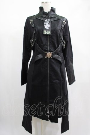 画像: PUNK RAVE / Vluturia coat L ブラック H-25-02-13-001-PU-CO-KB-ZT-C006