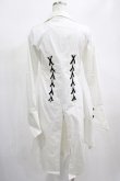 画像3: PUNK RAVE / Vampire bat white shit-dress XS ホワイト H-25-02-13-040-PU-OP-KB-ZS (3)