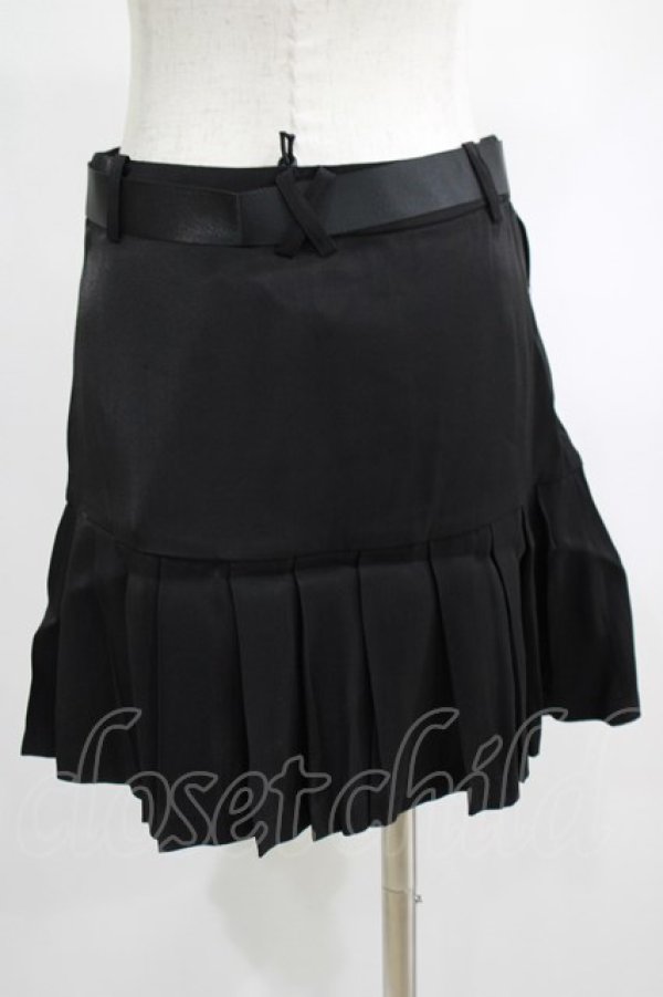 画像2: PUNK RAVE / pleated skirt with waist bag S ブラック H-25-02-13-045-PU-SK-KB-ZS (2)