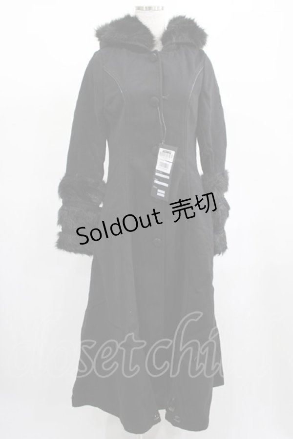 画像1: PYON PYON / Frozen night coat S ブラック H-25-02-13-005-PU-CO-KB-ZH (1)