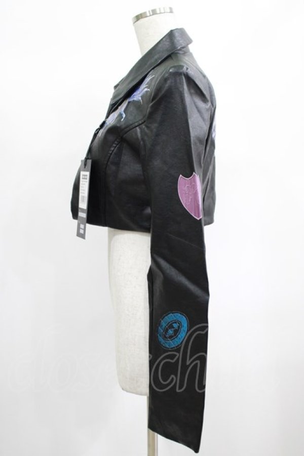 画像2: PUNK RAVE / SHE-DRAGON CROP JACKET XS ブラック H-25-02-13-055-PU-JA-KB-OS (2)