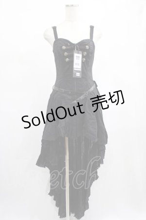 画像: PUNK RAVE / Dryad Long Steampunk Dress S ブラック H-25-02-13-009-PU-OP-KB-ZH