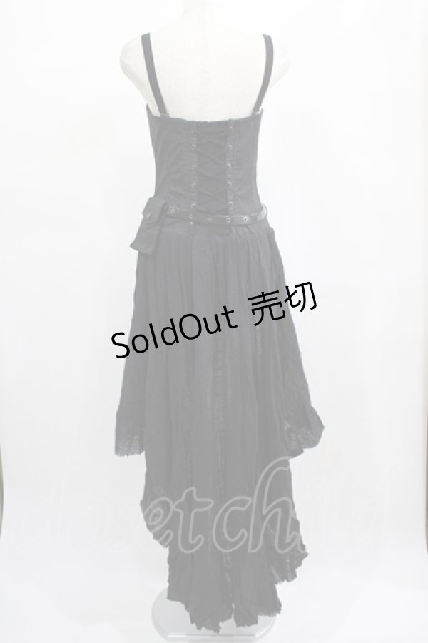 画像3: PUNK RAVE / Dryad Long Steampunk Dress S ブラック H-25-02-13-009-PU-OP-KB-ZH (3)