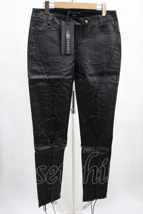 画像1: PUNK RAVE / Ball Jointed Doll trousers mattパンツ XL ブラック H-25-02-13-026-PU-PA-KB-ZS (1)