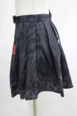 画像2: PUNK RAVE / Black printed pleated skirt XS ブラック H-25-02-13-031-PU-SK-KB-ZY (2)