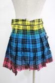 画像2: PUNK RAVE / COLOUR PUNK SKIRT XS ミックスカラー H-25-02-14-1015-PU-SK-KB-ZS (2)