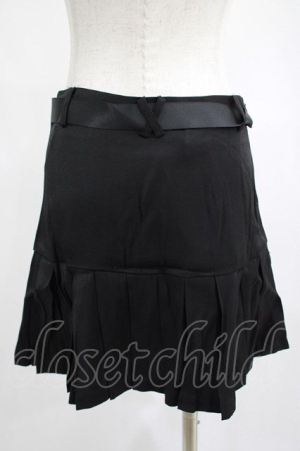 画像2: PUNK RAVE / pleated skirt with waist bag S ブラック H-25-02-14-1019-PU-SK-KB-OS (2)