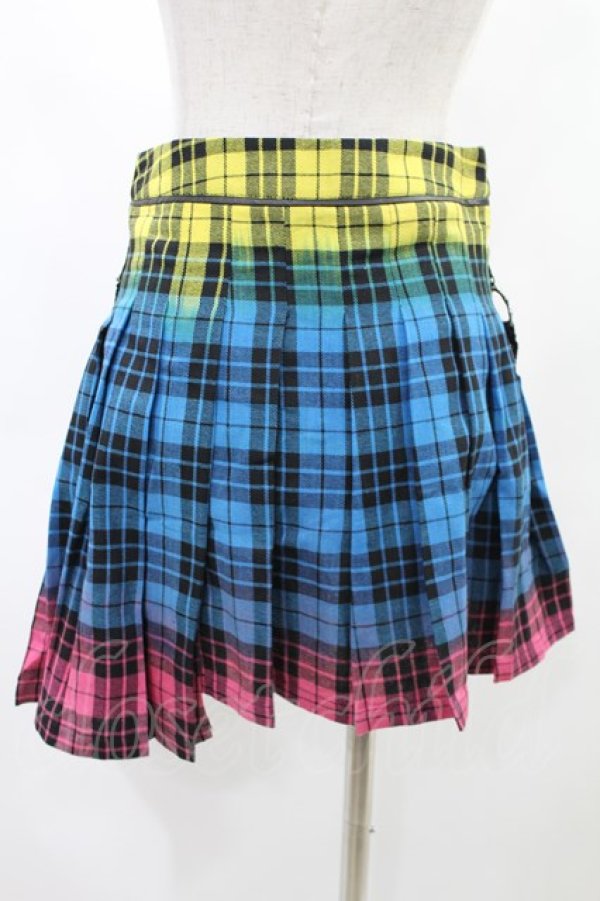 画像2: PUNK RAVE / COLOUR PUNK SKIRT XS ミックスカラー H-25-02-18-2012-PU-SK-KB-ZH (2)