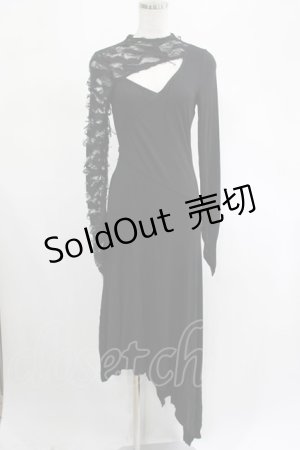 画像: KILL STAR / Aubrette Dress XS 黒 H-25-02-19-2013-SL-OP-KB-ZH