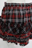 画像3: DARK IN LOVE / red white plaid mesh sweet cool mini skirt XL 赤 H-25-02-19-2026-PU-SK-KB-ZH (3)