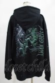 画像3: MILKBOY / GHOST HOODIE XL ブラック×グリーン H-25-02-20-050-MB-TO-KB-ZH (3)