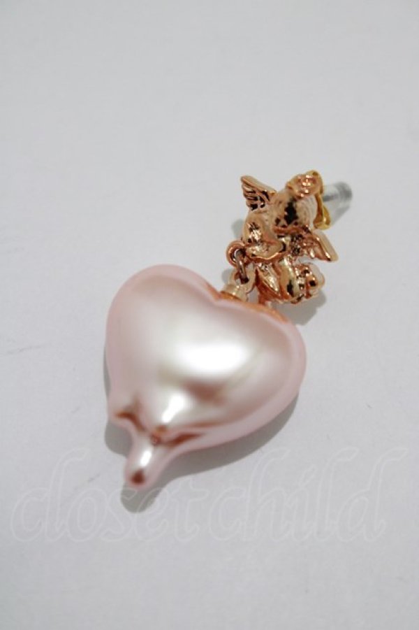 画像1: Q-pot. / Sweetheart Angel Pierce  ピンク H-25-02-20-061-QP-AC-KB-ZH (1)