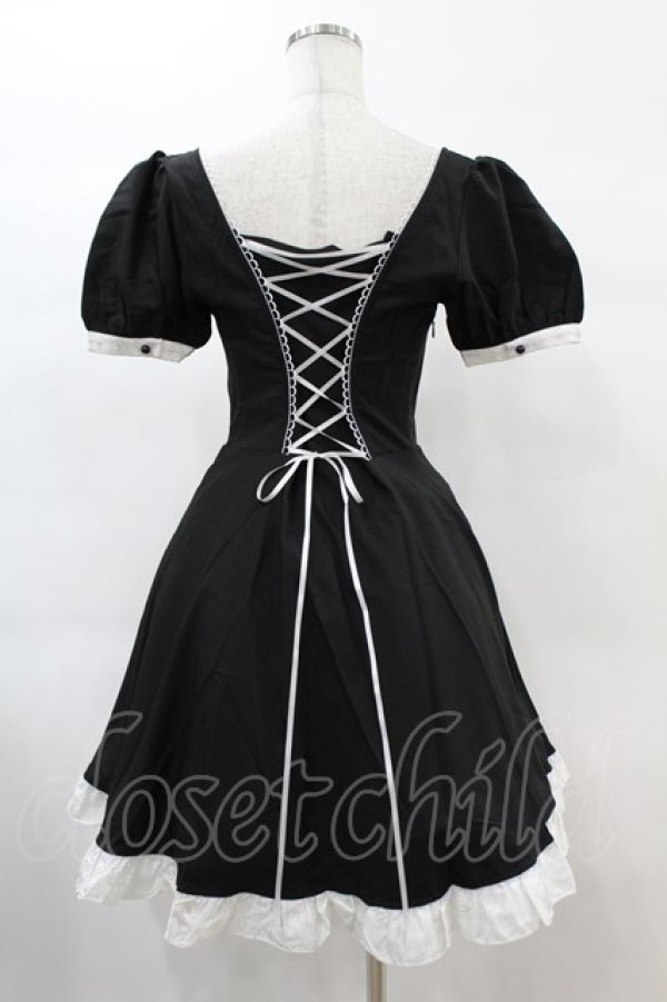 画像2: DARK IN LOVE / Magic doll black white rebel dress M ブラック×ホワイト H-25-02-21-1010-PU-OP-KB-ZH (2)