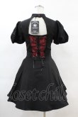 画像2: DARK IN LOVE / Gothic doll lace red in black dress XS ブラック×レッド H-25-02-21-1015-PU-OP-KB-ZH (2)