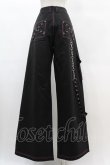 画像2: DARK IN LOVE / Rabel fashion danger bear metal studded baggy trousers M ブラック H-25-02-21-1033-PU-PA-KB-ZH (2)