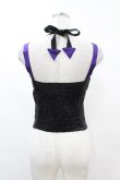 画像2: DARK IN LOVE / Punk rock moon violet lace up arrow halter corset S ブラック H-25-02-21-1035-PU-TO-KB-ZH (2)