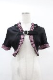 画像1: DARK IN LOVE / Gothic lolita pink plaid cat ear hoody cape S ブラック×ピンク H-25-02-21-1042-PU-TO-KB-ZH (1)