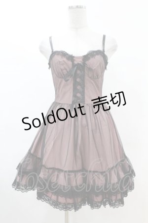 画像: DARK IN LOVE / Cool mesh pink doll dress XS ピンク×ブラック H-25-02-22-1010-PU-OP-KB-ZH