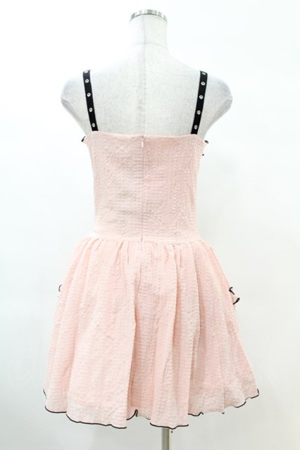 画像2: DARK IN LOVE / Pink doll moon strap dress S ピンク H-25-02-22-1012-PU-OP-KB-ZH (2)