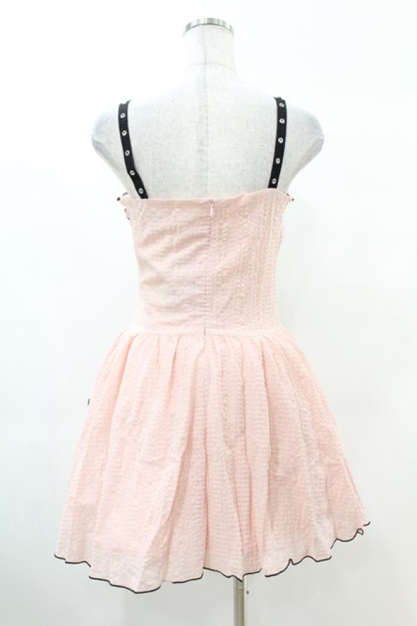 画像2: DARK IN LOVE / Pink doll moon strap dress S ピンク H-25-02-22-1013-PU-OP-KB-ZH (2)