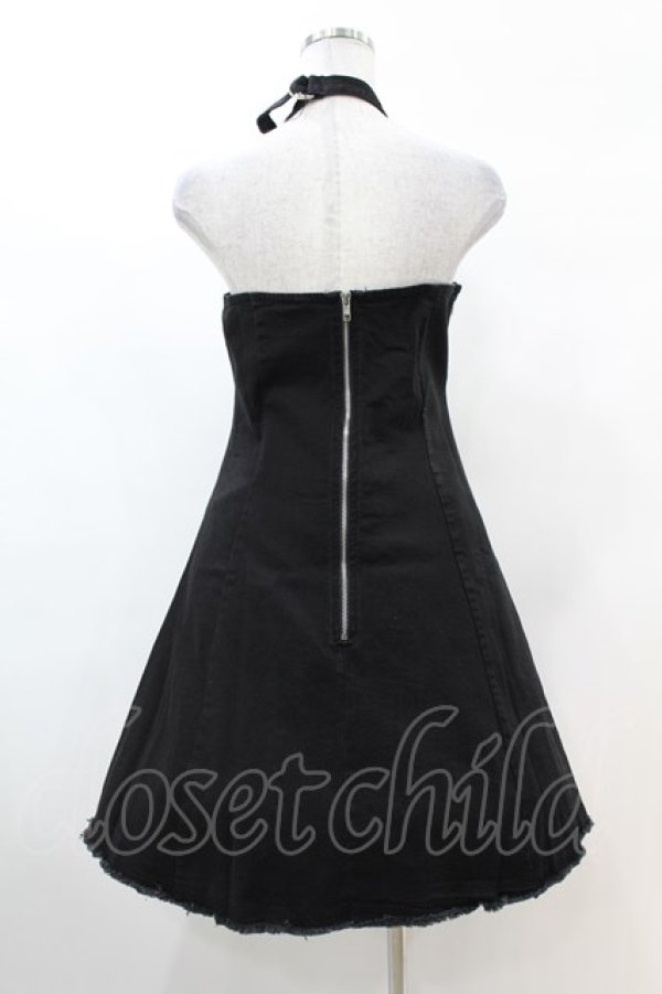 画像2: KILL STAR / Subzero Halter Dress S ブラック H-25-02-22-1015-SL-OP-KB-ZH (2)