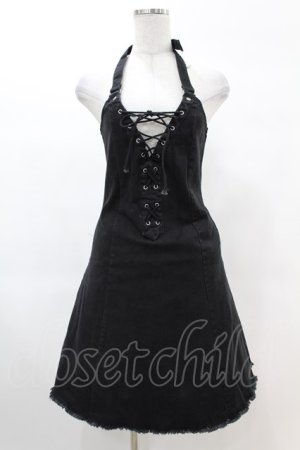 画像: KILL STAR / Subzero Halter Dress XS ブラック H-25-02-22-1018-SL-OP-KB-ZH