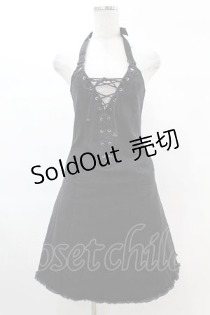 画像: KILL STAR / Subzero Halter Dress XS ブラック H-25-02-22-1018-SL-OP-KB-OS