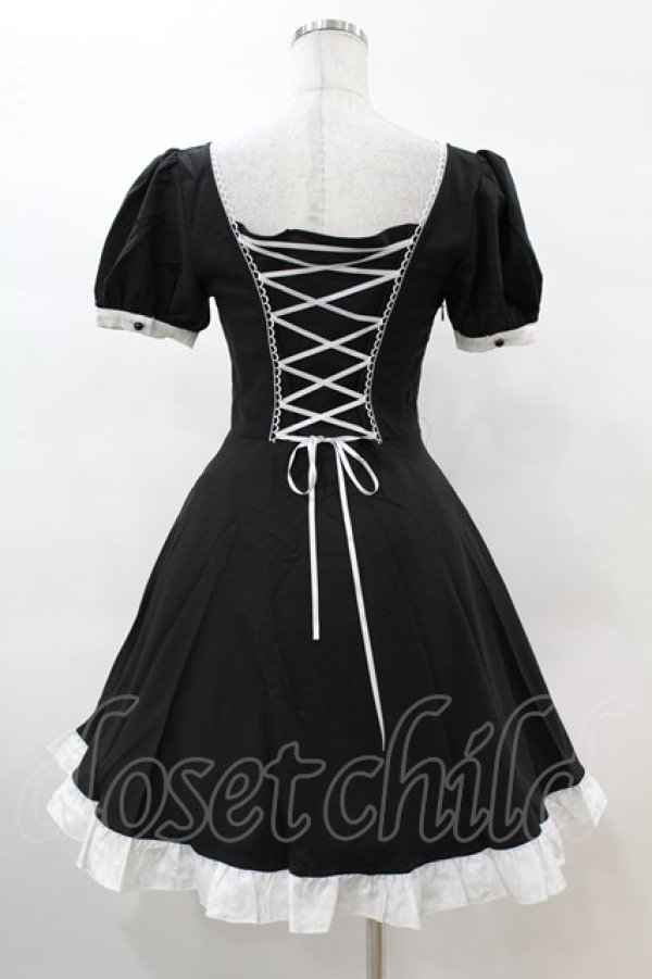 画像2: DARK IN LOVE / Magic doll black white rebel dress XS ブラック H-25-02-22-1021-PU-OP-KB-ZH (2)