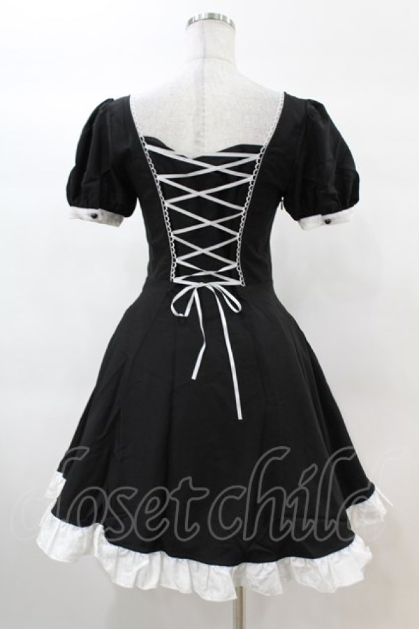 画像2: DARK IN LOVE / Magic doll black white rebel dress XS ブラック H-25-02-22-1022-PU-OP-KB-ZH (2)