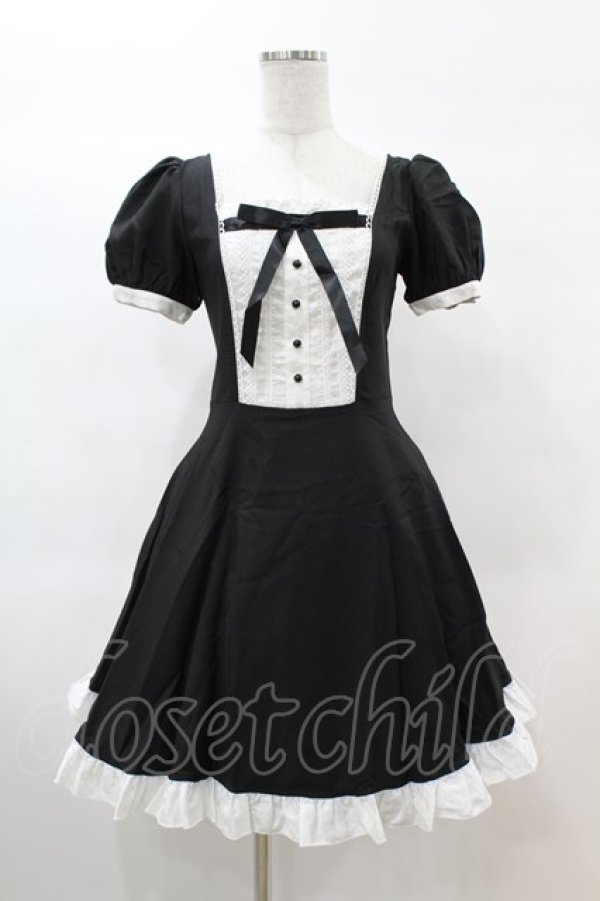 画像1: DARK IN LOVE / Magic doll black white rebel dress XS ブラック H-25-02-22-1023-PU-OP-KB-ZH (1)