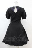 画像2: DARK IN LOVE / Magic girl purple line trims mini dress S ブラック H-25-02-22-1031-PU-OP-KB-ZH (2)