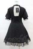 画像2: DARK IN LOVE / Gothic lolita hearted lace up midi dress L ブラック H-25-02-22-1033-PU-OP-KB-ZH (2)