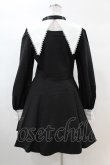 画像2: DARK IN LOVE / Gothic lolita black and white bow neck dress L ブラック H-25-02-22-1036-PU-OP-KB-ZH (2)