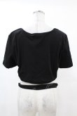 画像2: DARK IN LOVE / Punk locomotive check heart crop top XXL ブラック H-25-02-22-1039-PU-TO-KB-ZH (2)