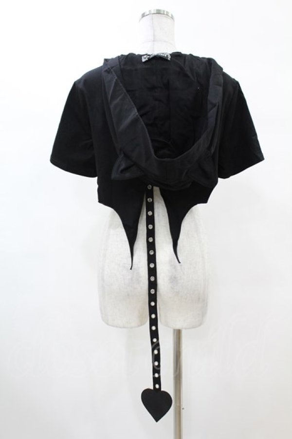 画像2: DARK IN LOVE / Punk cool cat tail cape XL ブラック H-25-02-22-1045-PU-TO-KB-ZH (2)