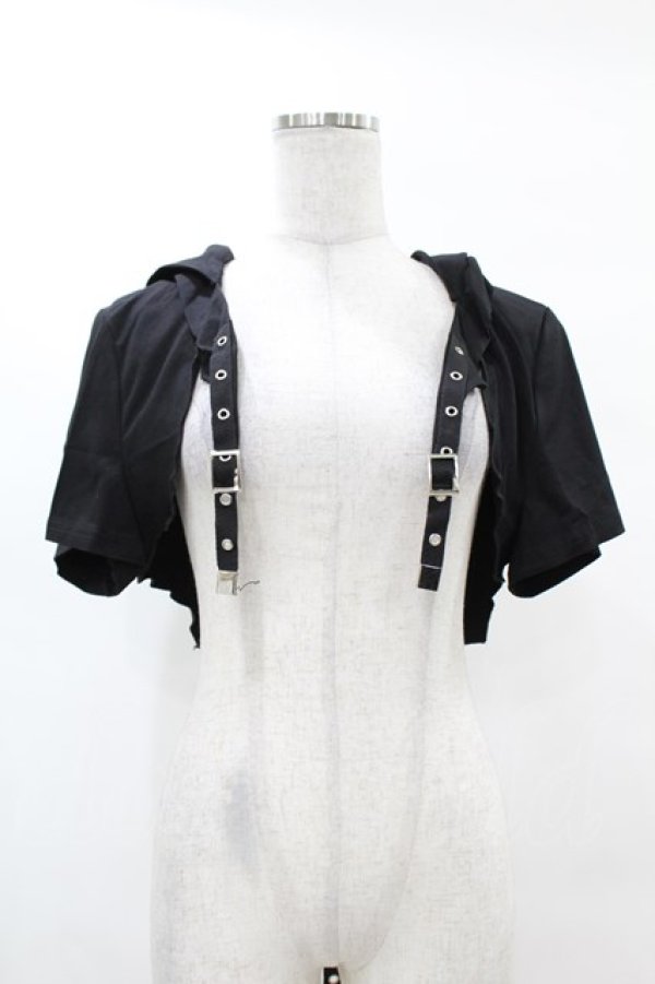 画像1: DARK IN LOVE / Punk cool cat tail cape L ブラック H-25-02-22-1046-PU-TO-KB-ZH (1)