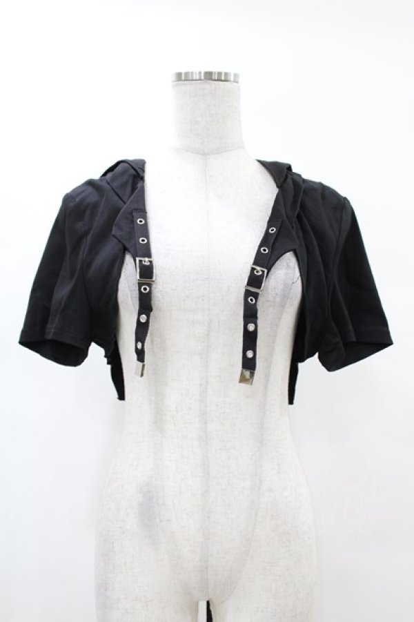 画像1: DARK IN LOVE / Punk cool cat tail cape L ブラック H-25-02-22-1047-PU-TO-KB-ZH (1)