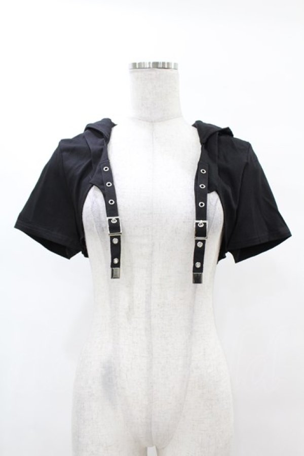 画像1: DARK IN LOVE / Punk cool cat tail cape S ブラック H-25-02-22-1049-PU-TO-KB-ZH (1)