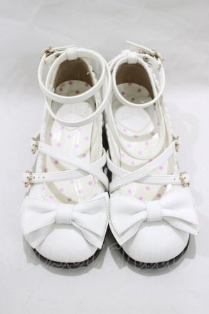 画像: Angelic Pretty / Tea Party Shoes S オフ H-25-02-22-082-AP-SH-NS-ZH