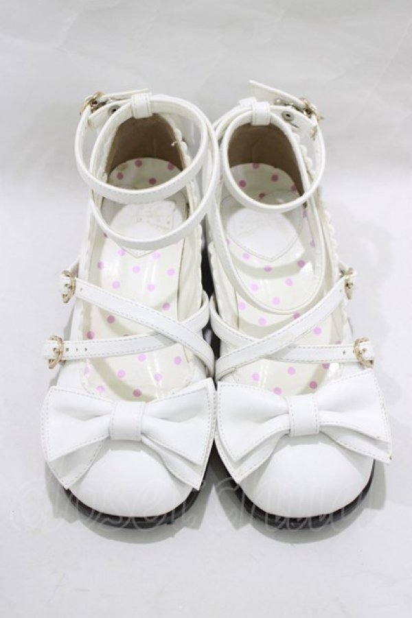 画像1: Angelic Pretty / Tea Party Shoes S オフ H-25-02-22-082-AP-SH-NS-ZH (1)