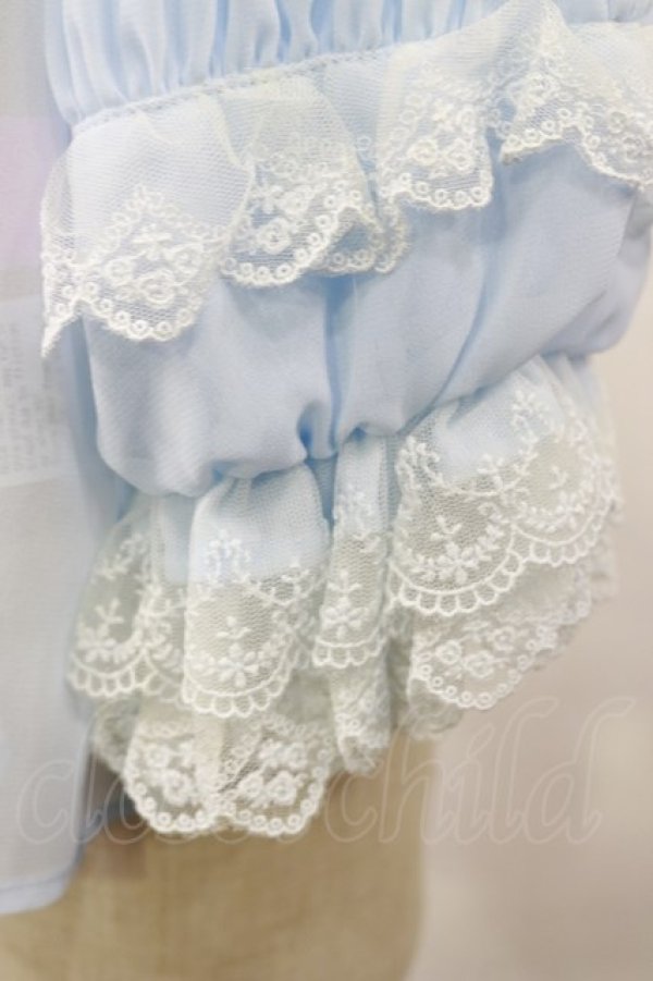 画像4: Angelic Pretty / ホイップdollブラウス Free サックス H-25-02-23-1009-AP-BL-NS-ZH (4)