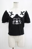 画像1: DARK IN LOVE / Black lolita two little bears doll top XL ブラック H-25-02-23-053-PU-TO-KB-ZH (1)