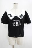 画像1: DARK IN LOVE / Black lolita two little bears doll top XXL ブラック H-25-02-23-055-PU-TO-KB-ZH (1)